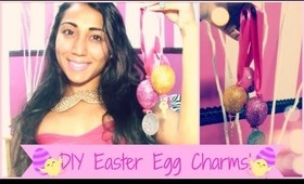 DIY Easter Egg Charms and How to Blow out an Egg! (Last Minute Gifts)