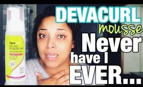 THIS PRODUCT SCARED ME! | DevaCurl Frizz-Free Volumizing Foam on DRY High Porosity Natural Hair