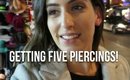 Getting 5 Piercings! | Lily Pebbles Weekly Vlog