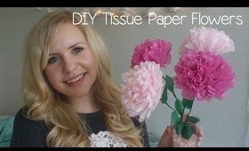 DIY Tissue Paper Flowers