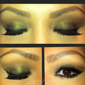 Love using green it just brings out brown to me! 