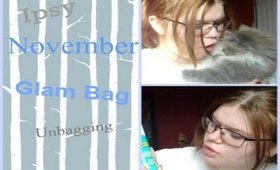 Ipsy November Glam Bag Unbagging