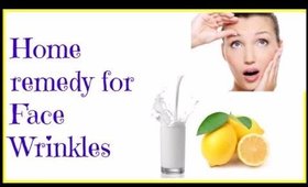 Beauty Tip  Home remedy for Face Wrinkles