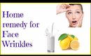 Beauty Tip  Home remedy for Face Wrinkles