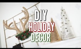 DIY Holiday Room Decor! Minimal & Simple!