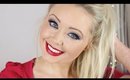 Valentine's Makeup Tutorial - Red Lips and Soft Smokey Eyes