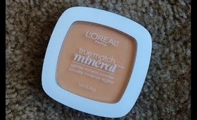 L'Oreal True Match Mineral Powder- First Impressions and Demo