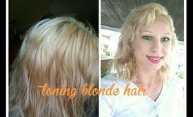 How to tone blonde hair the easy way