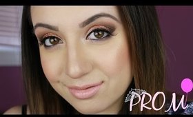 GET READY WITH ME: PROM INSPIRED Warm Smokey Eye With Copper Glitter