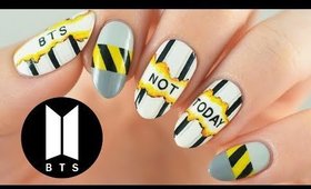 BTS "Not Today" Nail Art Tutorial | Official MV Inspired