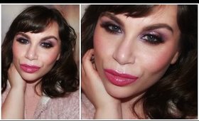 Glamorous and Glittering Make-Up Tutorial (NYE GRWM)