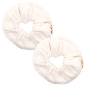 Kitsch Eco-Friendly Towel Scrunchies White