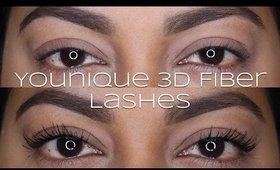 Younique Moodstruck 3D Fiber Lashes Review + Demo | YazMakeUpArtist