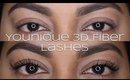 Younique Moodstruck 3D Fiber Lashes Review + Demo | YazMakeUpArtist
