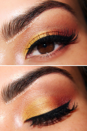 sunny, transitional makeup using eco-friendly eyeshadows from Zosimos Botanicals. All info and HOW-TO are on my blog: http://www.maryammaquillage.com/2012/08/sunny-delightful-eco-friendly.html
