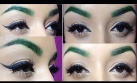 St. Patrick's Day Ombre Green Eyebrows Tutorial