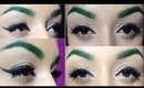 St. Patrick's Day Ombre Green Eyebrows Tutorial