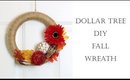 Dollar Tree DIY Fall Wreath | Easiest Tutorial