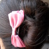 Hair Updo With Satin Bow Comb