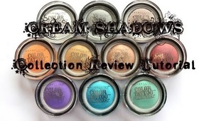 Cream Shadow collection and application (including Maybelline colour tattoo) PART 2