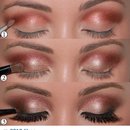 Step by step eye makeup