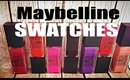Maybelline Vivid Matte Liquid Lipstick Swatches | Will Cook