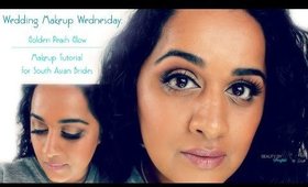 Wedding Makeup Wednesday: Golden Peach Glow Tutorial for South Asian Brides