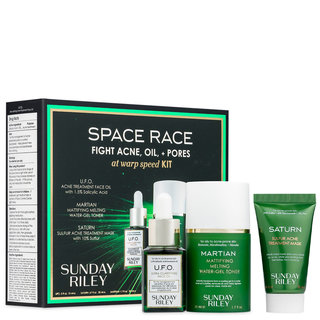 Sunday Riley Space Race Fight Acne, Oil + Pores At Warp Speed Kit