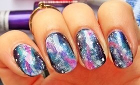 GALAKSIJA NOKTI | Galaxy nail art design | bydanijela.com