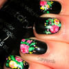 Floral Print Nails