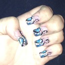 Nails with rhinestones 