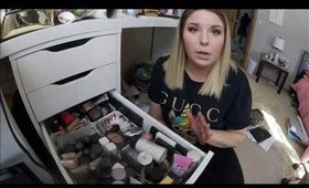 Makeup Declutter 2018 Face Products