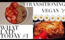 TheNewGirl007 ● WHAT I ATE TODAY #1! {Transitioning Vegan, Allergy Friendly, & Gluten Free!}