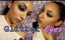 How to: Easy Blue & Purple Glitter Makeup Look