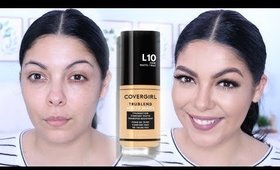 NEW! COVERGIRL TRUBLEND MATTE MADE DRUGSTORE FOUNDATION REVIEW + FIRST IMPRESSIONS | SCCASTANEDA