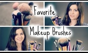 My Favorite Makeup Brushes!!!
