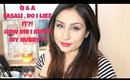 Farsali volcanic elixir  How did i meet my hubby? NEW Q&A | Makeup With Raji