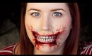 Halloween Makeup: 3D Stretched Lips