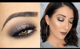 One Brand Makeup Tutorial | Gray Halo Smokey Eyes & Gray Lips