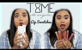 Time Los Angeles "Festive Bundle" Lip Swatches ||Sassysamey