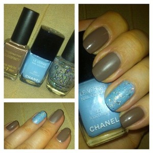 Chanel - Coco blue
Maxfactor/Glossfinity - Hot coco
Opi - Which is witch?
Miss Sporty - Check Matte