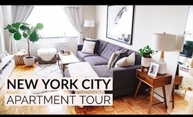 NEW YORK CITY APARTMENT TOUR | Living Room & Kitchen