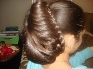 This is called a" hindi braid" and love this 