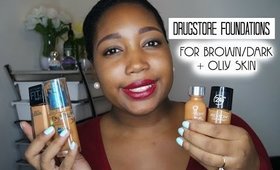 Drugstore Foundations for Oily Skin + Brown/Dark Skin | Jessica Chanell