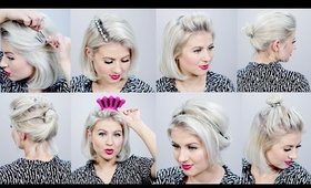 10 SHORT HAIRSTYLES WITH HELPFUL HAIR TOOLS | Milabu