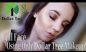 Full Face Using Only Dollar Tree Makeup!