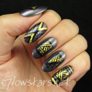 Read the blog post at http://glowstars.net/lacquer-obsession/2014/10/gold-foils-and-striped-patterns/