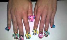 Nail Art "CandyLand Carousel" 7D by BellaGemaNails