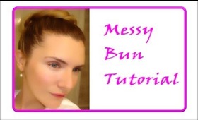 How to make my favorite messy bun -  Quick Hair Tutorial