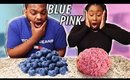 I ONLY ATE PINK AND BLUE FOODS FOR 24 HOURS!!!
